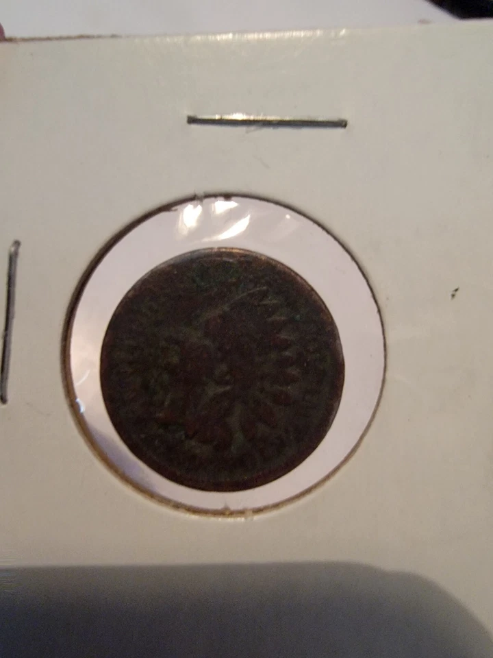 1859 Indian Cent Antique Penny 1800s United States 1850s - Image 1 of 2