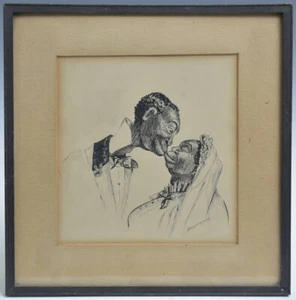 Mary Arena Altenbaugh Meyer (1885-1971) African American Wedding, circa 1900 - Picture 1 of 4