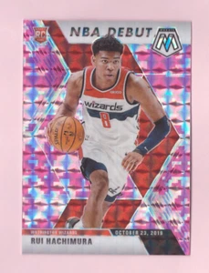 2019/20 Mosaic RUI HACHIMURA NBA Debut Rookie Pink Camo Prizm Refractor Mint - Bild 1 von 1