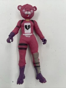 Fortnite Cuddle Team Leader Pink Bear 4” Action Figure Epic Games 2018 - Picture 1 of 2