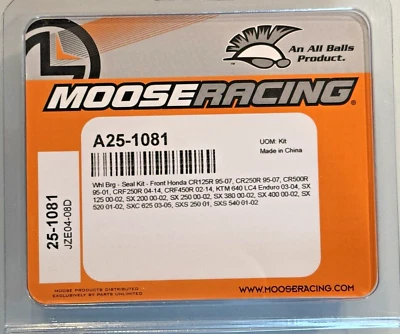 Kits de rodamientos y sellos de rueda delantera Moose Racing HONDA CRF 250 450 # A25-1081 Foto 1 de 4
