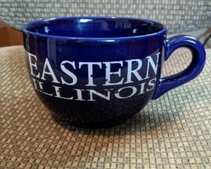 Taza de café de cerámica pesada/de gran tamaño única de la Universidad del Este de Illinois - Imagen 1 de 6