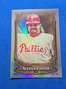 2024 John Kruk Topps Allen & Ginter #346 SP High Number Rainbow Foil - Picture 1 of 2