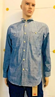 J.CREW SHIRT MEN DENIM SIZE SMALL - Image 1 of 4