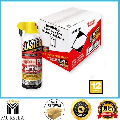 PB Blaster Penetrating Oil Rusted Seized Bolts Lubricant Spray 11oz (pack of 12