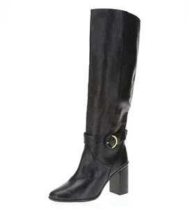 Botas para mujer TED BAKER Celsiar 167370 de cuero negro hasta la rodilla talla 38 - Imagen 1 de 7
