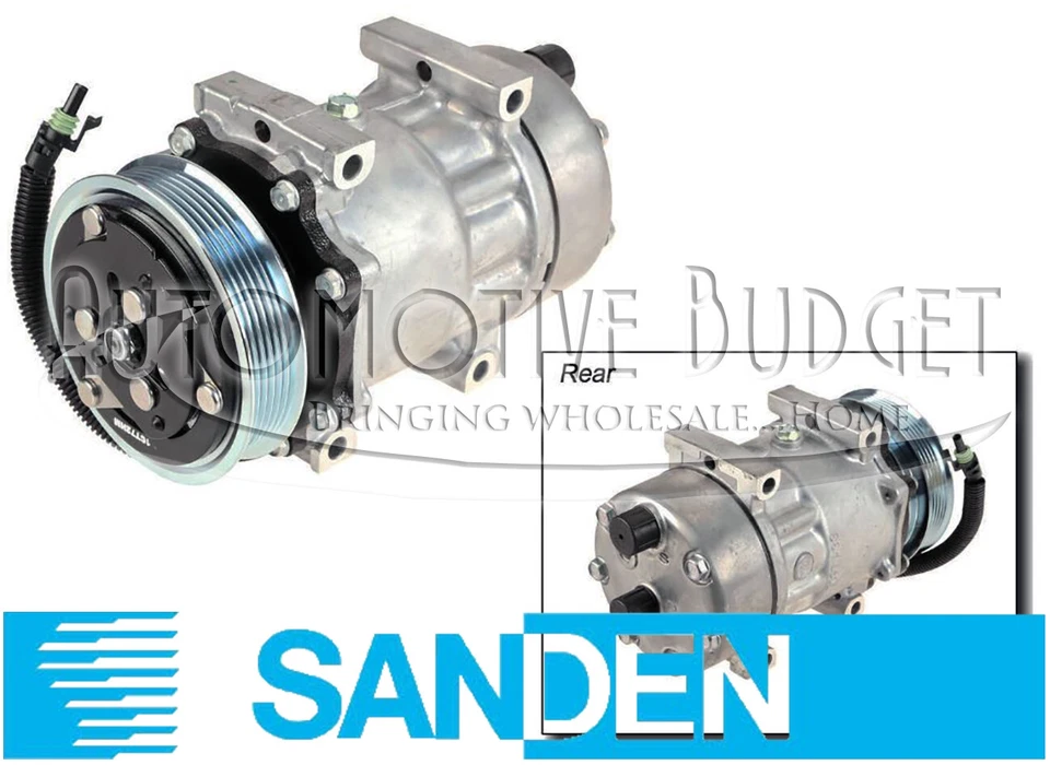 A/C Compressor w/Clutch for Jeep Cherokee 1994-1996 & Wrangler 1994-1995 - NEW - Image 1 of 1