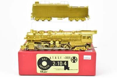 HO Brass Key Imports ATSF - Santa Fe 3829 Class 2-10-4 "Texas" Classic Series - Image 1 of 4