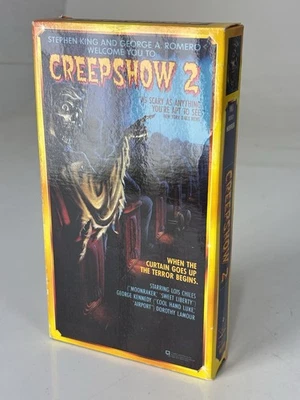 CREEPSHOW 2 VHS 1990 Starmaker Exclusive! Stephen King George Romero Horror Tape Foto 1 de 2