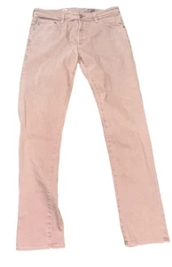 Pantalones de mezclilla ajustados modernos AG Adriano Goldschmied para hombre 34 x 32 PLUM The Tellis raros - Imagen 1 de 11