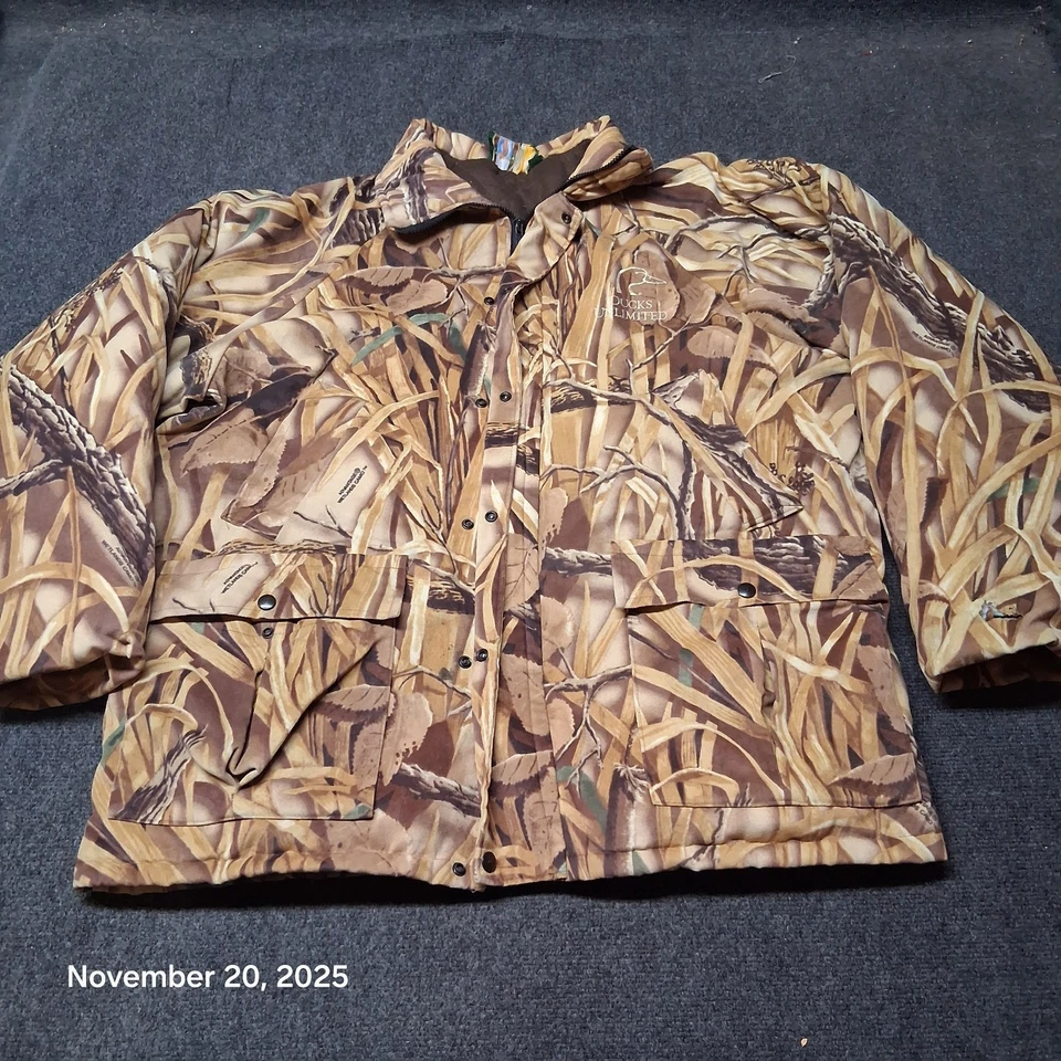 Chaqueta camuflada de caza suave ilimitada Advantage Wetlands Ducks talla XL Foto 1 de 4