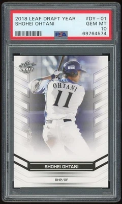 Leaf Draft Year 2018 #DY-01 Shohei Ohtani PSA 10 *4574 Foto 1 de 2