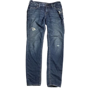 Jeans uomo Silver Jeans Co taglia 30W x 31L — denim scuro, invecchiato, skinny - Foto 1 di 9