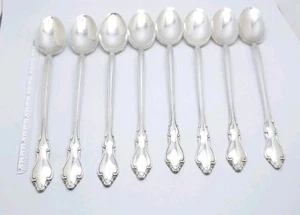 8 Stück International versilberte Eisteelöffel 7,5" L - Bild 1 von 4
