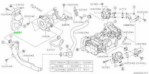 Resonator Air Intake For: Subaru Impreza GRB GVB STI 08-14 - Picture 1 of 1