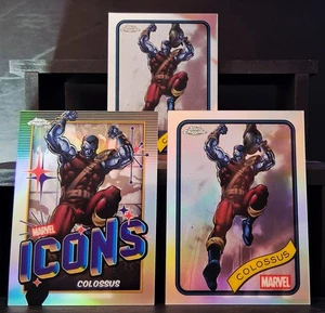 #MI-8 Colossus 2025 Topps Cromo Marvel ICONOS #93 Colossus Refractor - Imagen 1 de 2