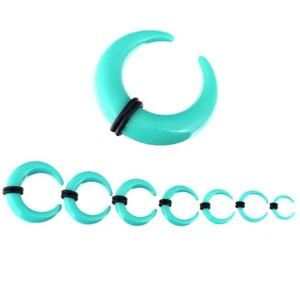 16PCS Acrylic Spiral Taper Plugs Ear Stretching Kit 14G-00G Beginner Gauges Set - Picture 1 of 19