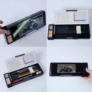 Pencil case Reimei Super Machine Science Astuccio rigido vintage anni80 Kawasaki - Picture 1 of 10