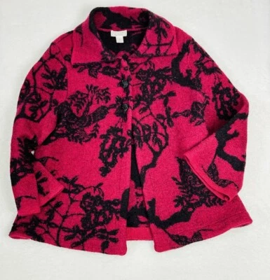 Christopher Banks Wool Overcoat Jacket Womens XL Classic Formal Classy Mature - Image 1 of 4