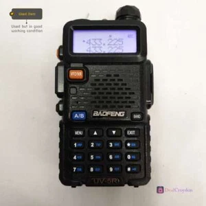 BAOFENG UV-5R DUAL BAND FM TRANSCEIVER 136-174MHz 400-520MHz MISSING ANTENNA - Picture 1 of 6