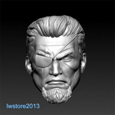 1/6 1/12 1/18 Deathstroke Head Sculpt For 12" 6" 3.75" Male Action Figure Body - image 1 of 2
