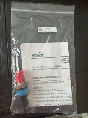 Sensor de presión de succión P/N 1300222-2 Embraer Foto 1 de 3