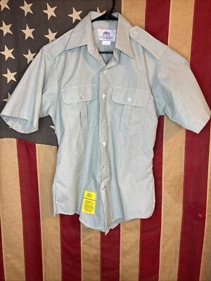 15.5 - Camisa Clase A Ejército de Estados Unidos Verde Claro Manga Corta AG 415 7939 Foto 1 de 4