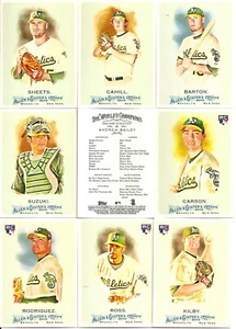 2010 Topps Allen & Ginter Oakland Athletics Complete Team Set (11) - Picture 1 of 1