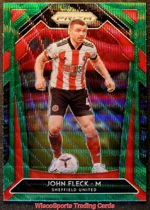 2020-21 John Fleck Panini Prizm Premier League Green Wave Prizm #24 Sheffield Un - Picture 1 of 6