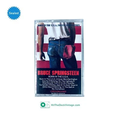 Bruce Springsteen Born In The U.S.A. Cassette Tape (1984) US 1st MINT SEALED - Image 1 of 4