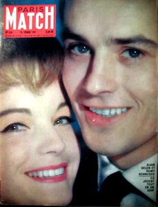 ALAIN DELON ET ROMY SCHNEIDER PARIS SPIEL NR. 620 FEBRUAR 1961 - Bild 1 von 3