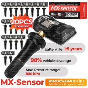 Autel TPMS Sensor MX-Sensor 315MHz & 433MHz Programmable Universal Rubber Valve - Bild 1 von 19