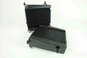 CSF High Performance Black Auxiliary Radiators Set for Toyota A90 Supra 20+ New - Picture 1 of 6