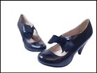 faith black heel court shoe size 5