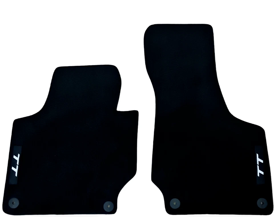 Alfombrillas delanteras de terciopelo para Audi TT alfombras impermeables revestimientos automáticos nuevas 2 piezas Foto 1 de 4