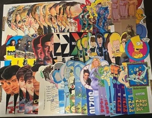 Vtg Book Bites 60+ Bookmarks: Politics Home Alone Simpsons Beavis Butthead - Picture 1 of 9