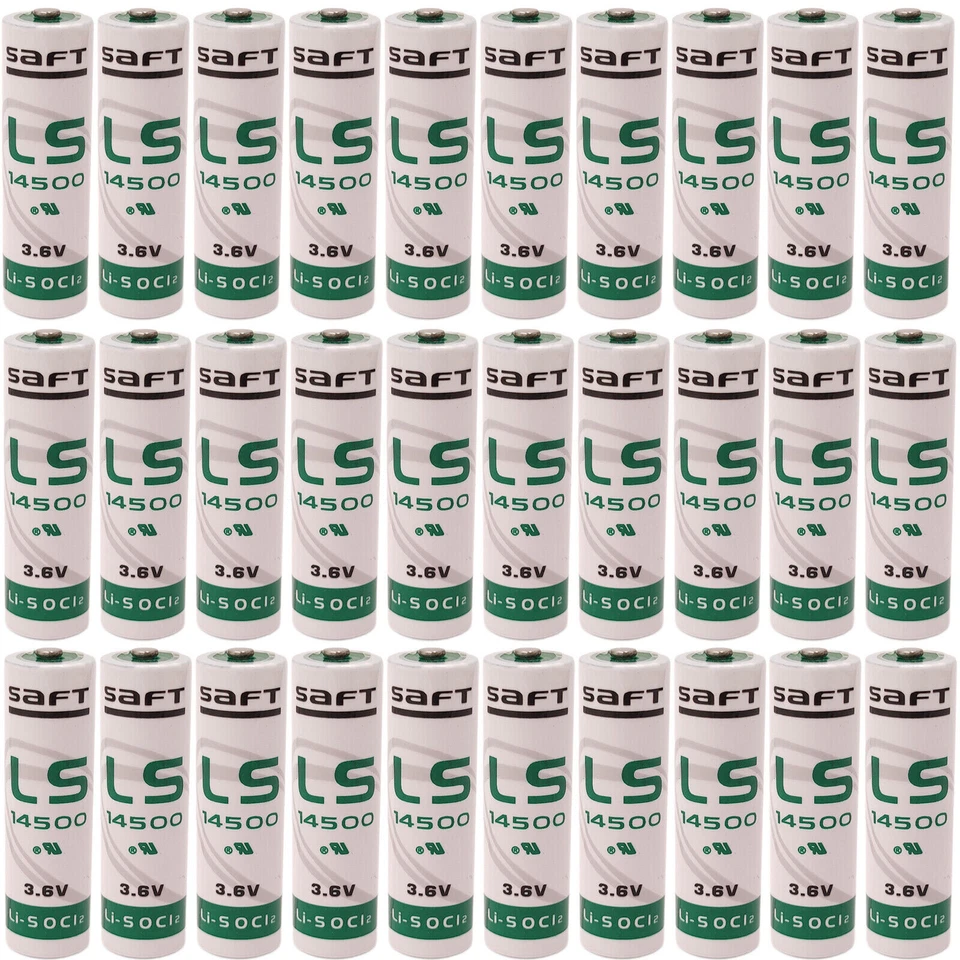 30 x Brand New Genuine  SAFT LS14500 LS 14500  AA 3.6v Lithium Batteries - Image 1 of 1