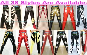 Unisex Wrestling Trousers Pants 38 Style Spandex Men Women Tights/Pants F1029 - Picture 1 of 201