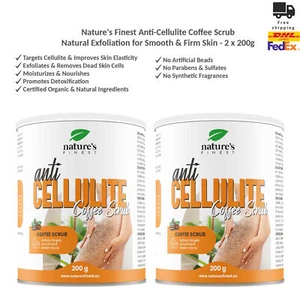 Nature's Finest Anti-Cellulite Coffee Scrub - Natural Exfoliate & Firm Skin x2 - Picture 1 of 6