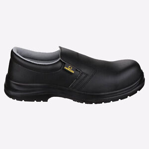 Amblers FS661 Mens Work Metal Free None Slip Everyday Safety Shoes Black