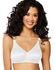 White  Bali Bra Wirefree Double Support Cool Comfort Flexible Support NWT
