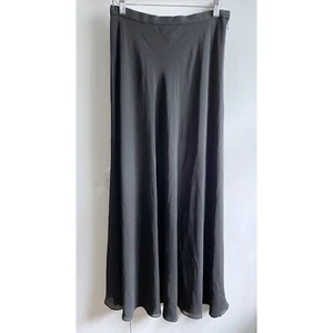 Adrianna Papell Evening Essentials Chiffon Maxi Skirt Black Women’s Size 10 VTG - Picture 1 of 4