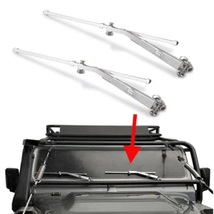 Metel RC Accessories Windscreen Windshield Wiper Set for 1:10 Crawler Truck Body - Picture 1 of 10