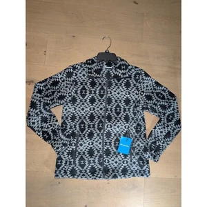 New Columbia Fleece Jacket Full Zip Aztec Print Cozy Warm Womens M NWT - Picture 1 of 8