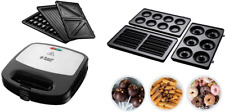 RUSSELL HOBBS 6 in 1 contact grill waffle iron sandwich toaster donuts cake pops