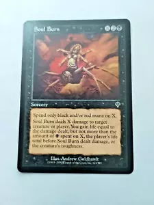 MTG Soul Burn Invasion 124/350 Regular Common - Uncirculated - Picture 1 of 3