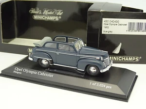 Minichamps 1/43 - Opel Olympia Cabriolet Gris Azul 1952 - Imagen 1 de 1