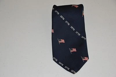 Whitesides 美国国旗红色白色蓝色领带 1776 年独立日 7 月 4 日 — 第 1/4 张图片