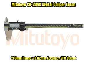 Mitutoyo Digital Caliper CD-20AX 500-152-30 200mm ABS Scale Data Output Japan - Picture 1 of 2