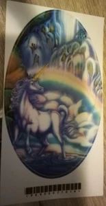 Einhorn & Regenbogen Aufkleber - Bild 1 von 1